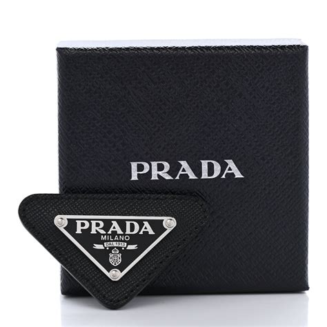 black prada pin|prada pin brooch.